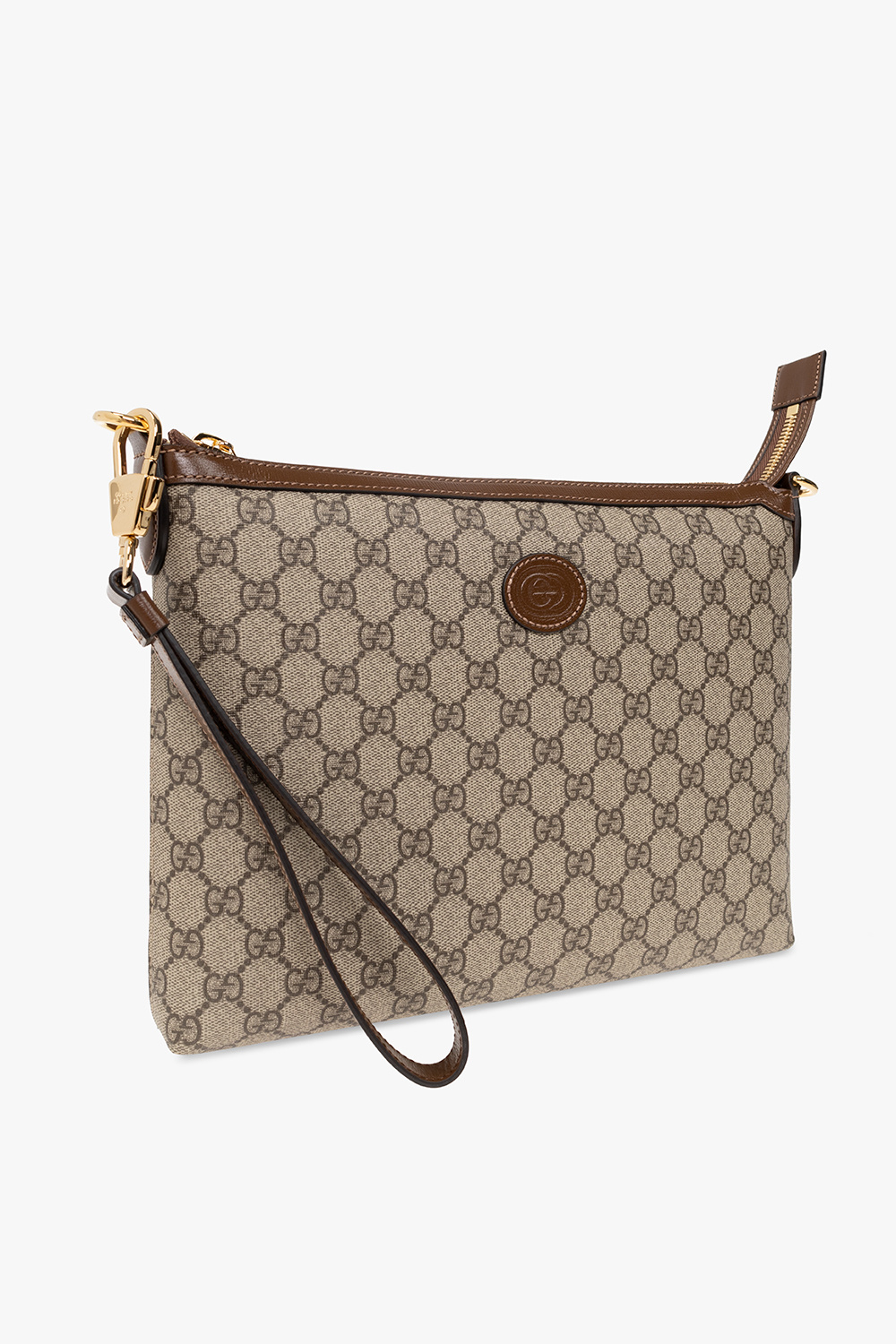 ショルダーバッグ・ポシェット GUCCI GG Supreme fabric shoulder bag with Web band Gucci | Bags | Gucci Gg Supreme Fabric And Leather Shoulder